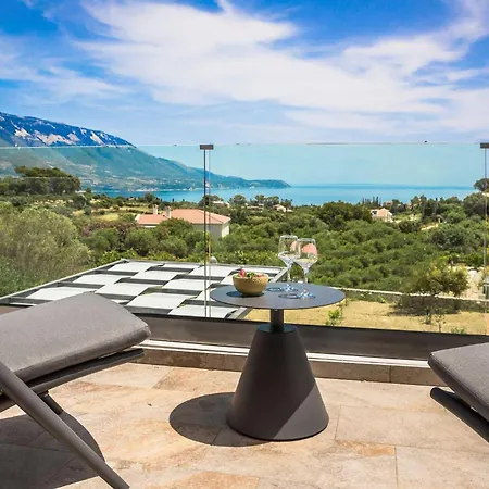 Modern Kefalonia 3 Bedrooms Anthelia Private Pool Stunning Sea Views Klismata Spartia (Kefalonia)