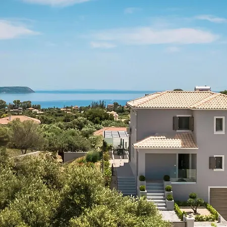 Modern Kefalonia 3 Bedrooms Anthelia Private Pool & Stunning Sea Views Klismata